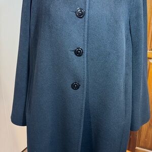 EUC - Cinzia Rocca angora and cashmere-blend coat - Size US 18